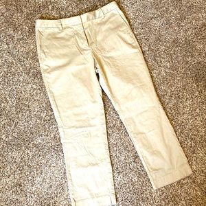 Lands End Cropped Khakis